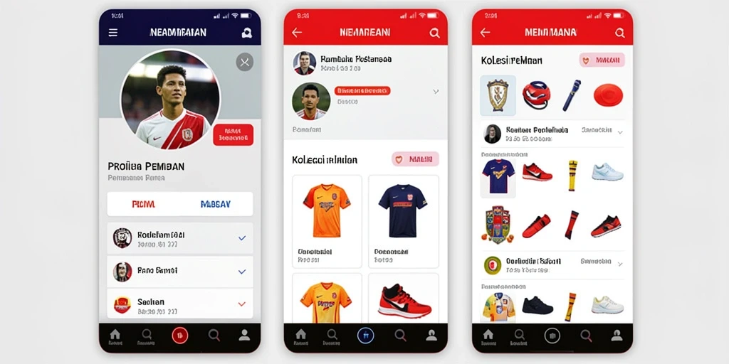 Statistik pemain dan papan peringkat yang informatif.