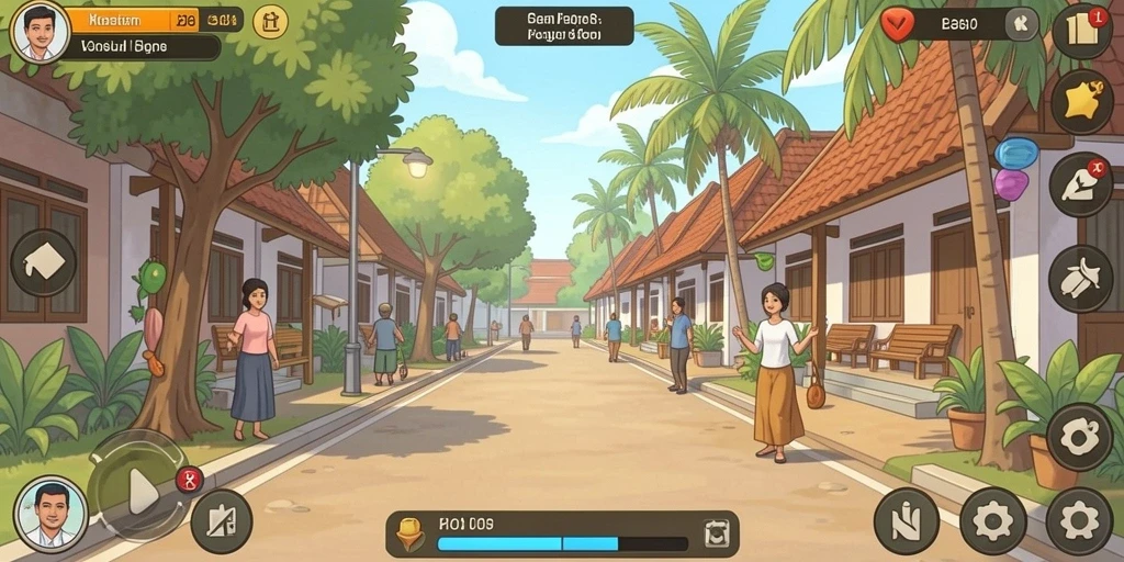 Mode multiplayer yang menantang dengan teman-teman.