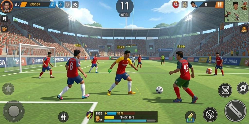 Leaderboard yang menunjukkan peringkat pemain secara real-time.