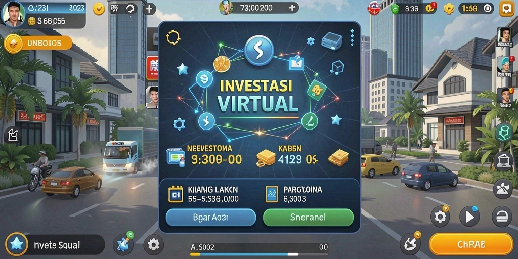 Menu promo yang menampilkan bonus harian dan acara khusus.